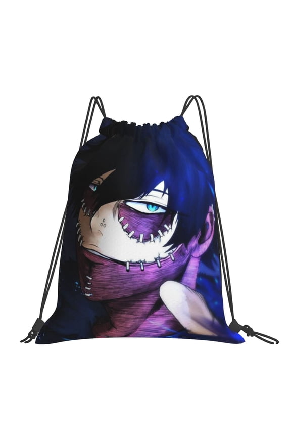 My Hero Academia Dabi Drawstring Backpack Sport Gym Bag For Yoga Swimming Gymsack Sport Strap Pack Bag