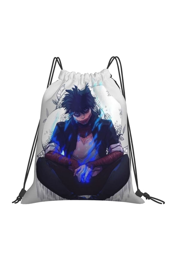 My Hero Academia Dabi Drawstring Backpack Sport Gym Bag For Yoga Swimming Gymsack Sport Strap Pack Bag