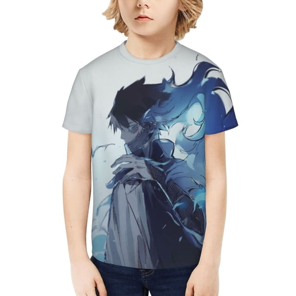 My Hero Academia Dabi Kids T-Shirt 3d Printed Graphic T-Shirts Boys And Girls Short Sleeve Shirts For Youth Kids X-Small