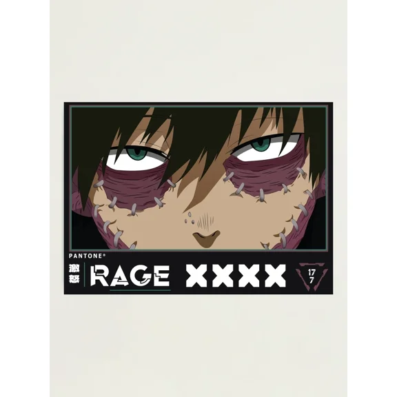My Hero Academia Dabi - Rage Anime Eyes Japanese Cozy Anime Style Poster Unframed Size 24''x36'' GooGate