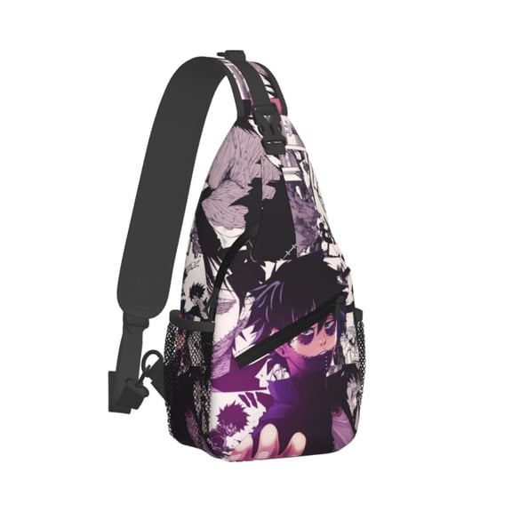 My Hero Academia Dabi Sling Bag Crossbody Sling Backpack Chest Bag Daypack Purses Shoulder Bag For Women Men Travel Hiking
