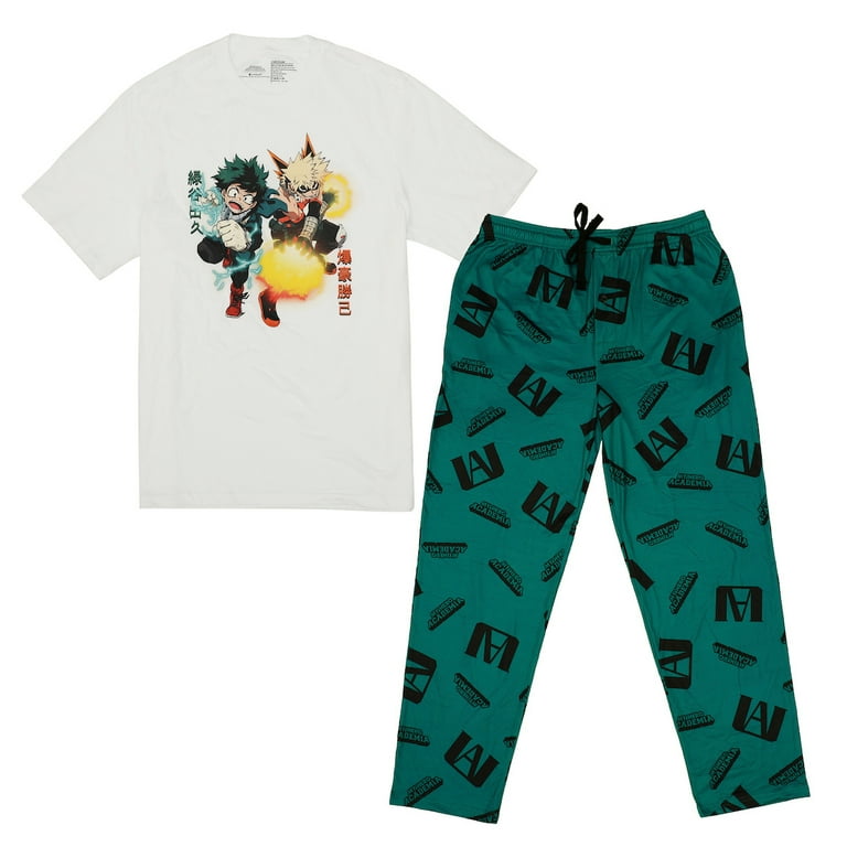 My Hero Academia Deku Bakugo Men's Sleep Set-XXL