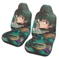 thumbnail image 1 of My Hero Academia Deku Car Seat Covers Accessories Vehicle Front Seat Protective Mat Cover 2pcs Universal Fit For SUV Sedan Van Trucks, 1 of 8