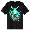 thumbnail image 1 of My Hero Academia Deku Glowing Quirk Men's Black T-shirt-Medium, 1 of 3