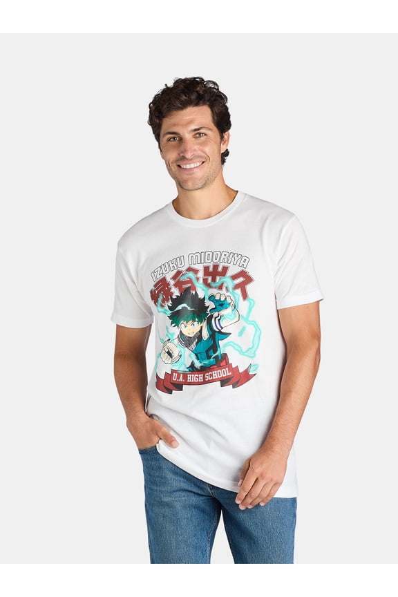 Deku Men's & Big Men's Graphic Tee Shirt, Sizes S-3XL
