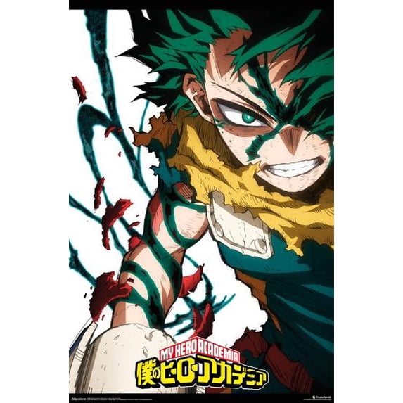 My Hero Academia Deku Poster - MULTIPLE SIZE, UNFRAMED - Walmart.com