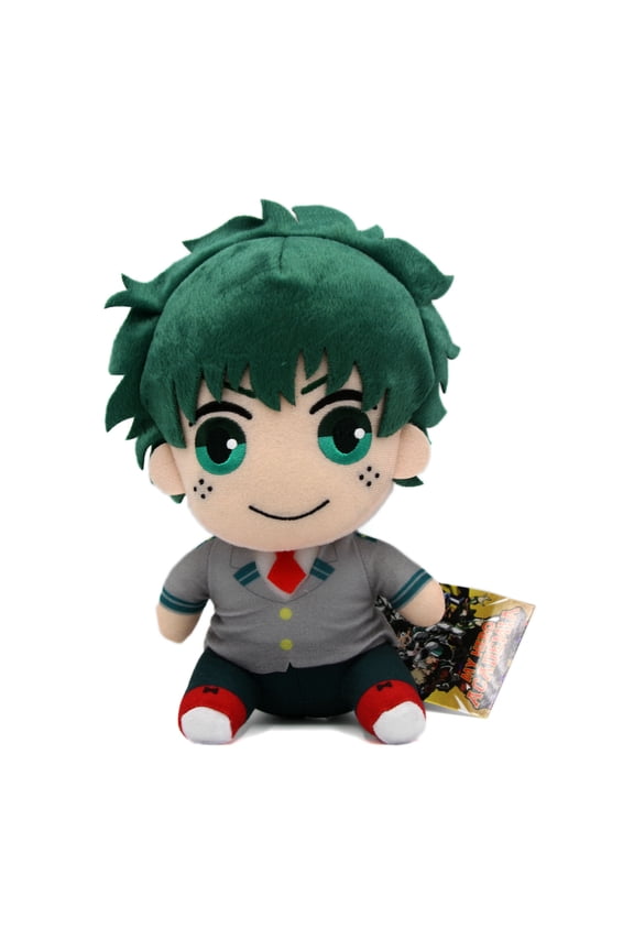 My Hero Academia - Deku Seifuku Sitting 7 Inch Plush (MHA), Great Eastern, Gifts