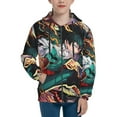 thumbnail image 1 of My Hero Academia Deku Teenager Hoodies Shirt Zipper Sweatshirts Hooded Hoody Clothes Coat For Boys Girls, 1 of 7