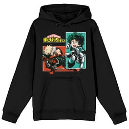 My Hero Academia Bakugo Deku and Uraraka Youth Boys Black Hoodie Walmart