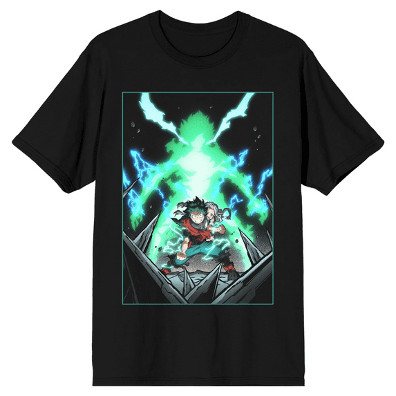 My Hero Academia Deku and Eri Short Sleeve Men's T-Shirt-6XL