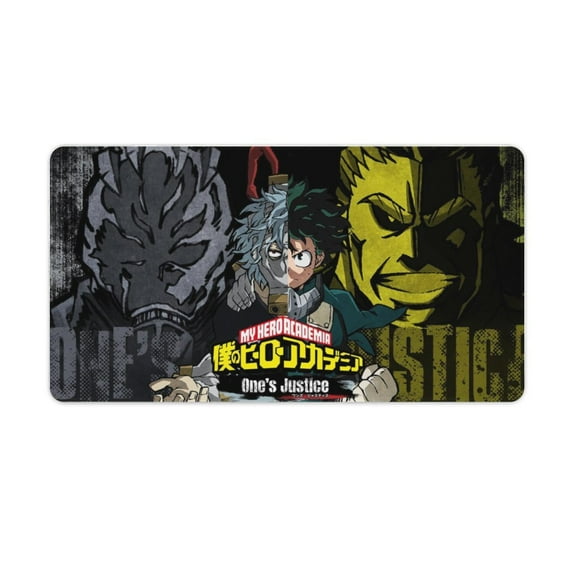 My Hero Academia Desk Mat, Large Desk Pad Large Mouse Pad Desk Accessories Desk Pad Mat for Office Computer Keyboard Laptop Mouse Desk Pads