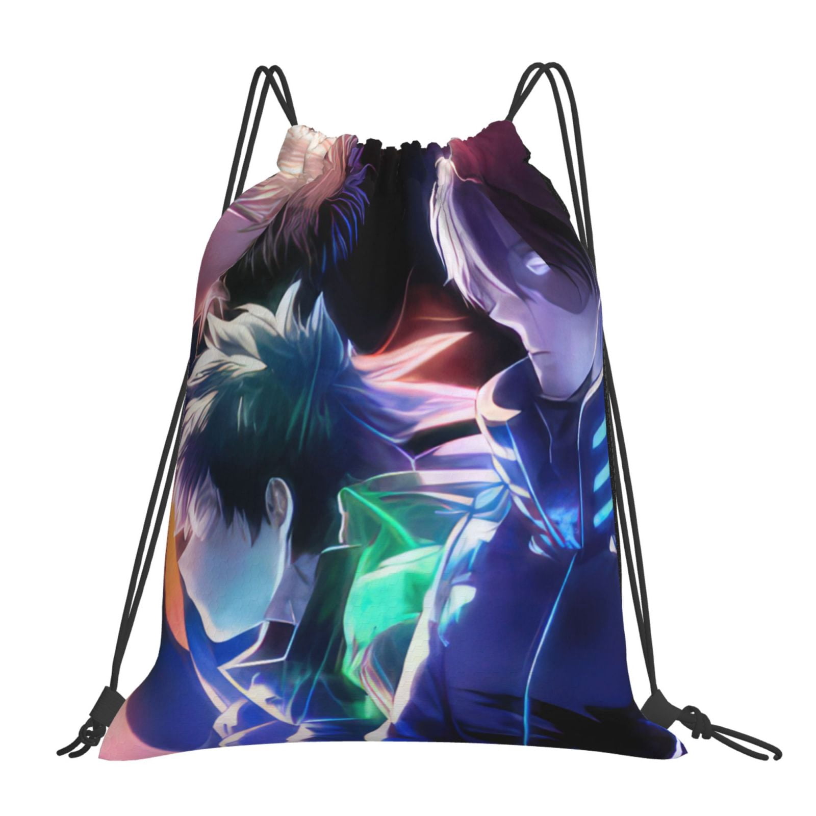 My Hero Academia Drawstring Backpack Anime Sackpack Gym Bag For Sport ...
