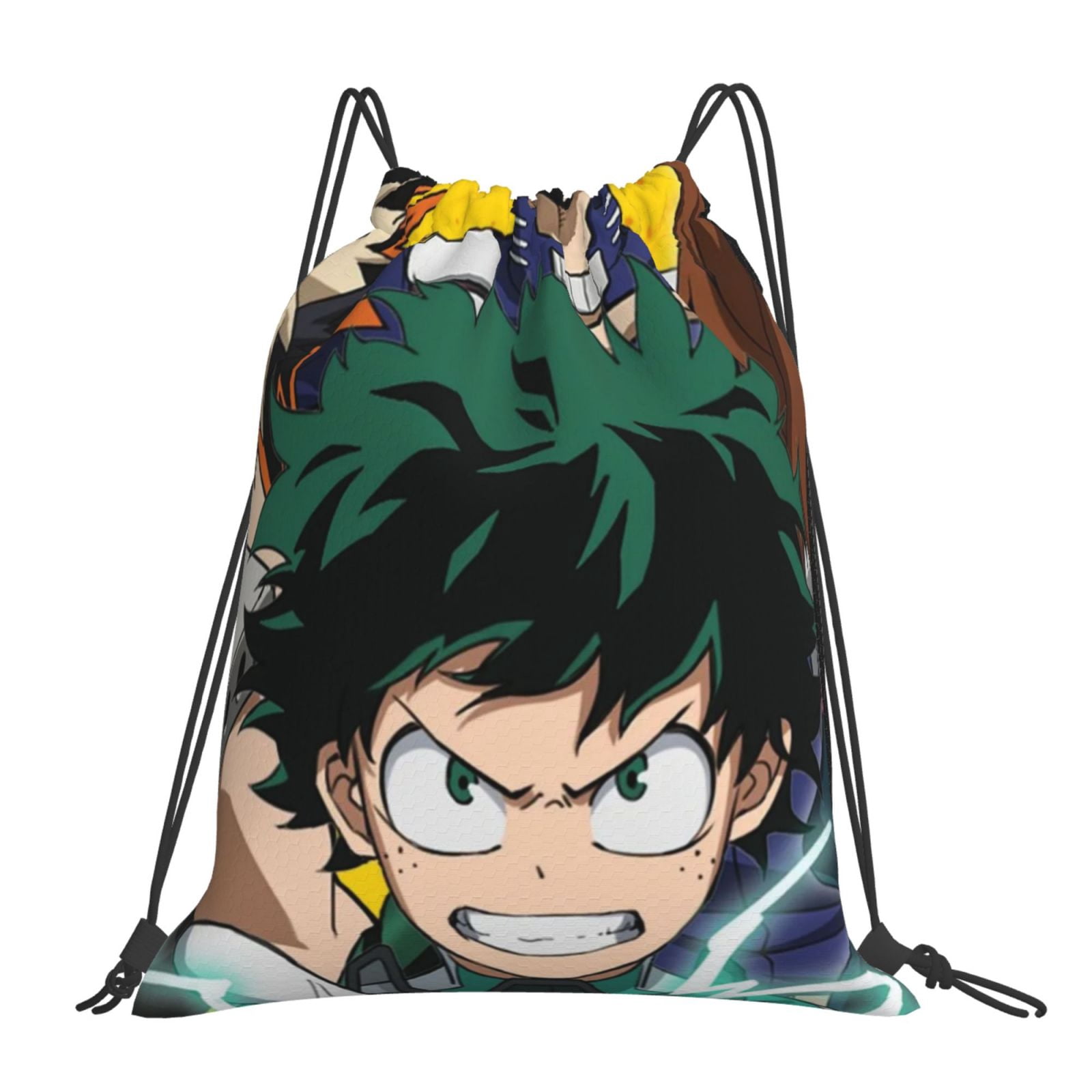 My Hero Academia Drawstring Backpack Anime Sackpack Gym Bag For Sport ...