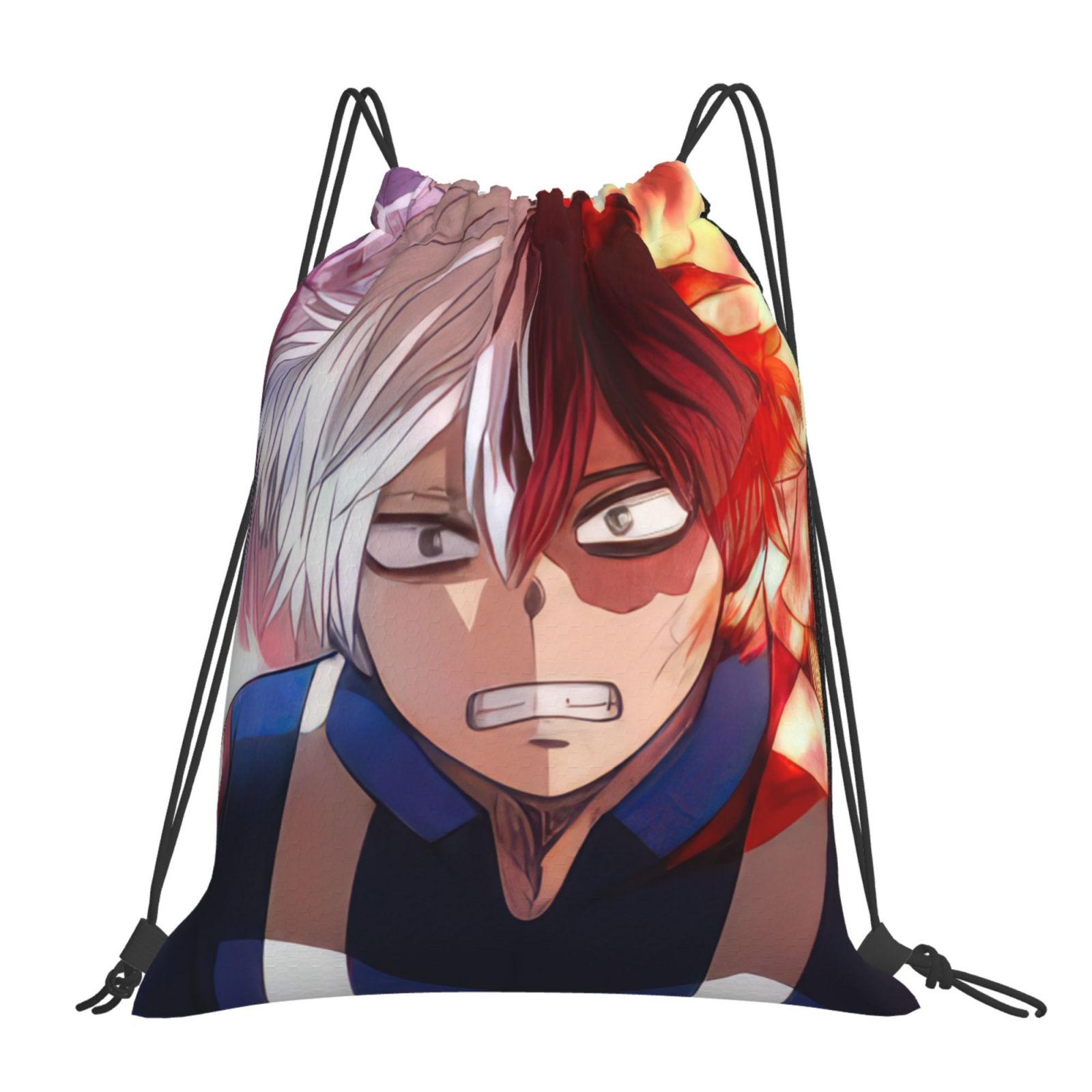 My Hero Academia Drawstring Backpack Anime Sackpack Gym Bag For Sport ...