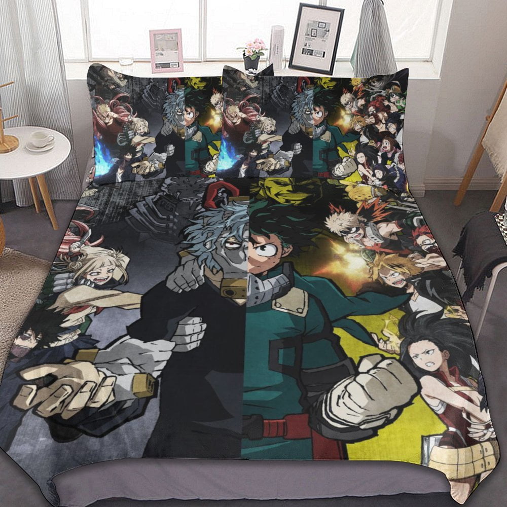 My Hero Academia Duvet Cover Set 3-Piece Bedding Set Soft Warm And ...