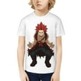 thumbnail image 1 of My Hero Academia Eijiro Kirishima Kids T-Shirt 3d Printed Graphic T-Shirts Boys And Girls Short Sleeve Shirts For Youth Kids X-Small, 1 of 7