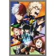 thumbnail image 1 of My Hero Academia - Faces Wall Poster, 22.375" x 34", Framed, 1 of 6