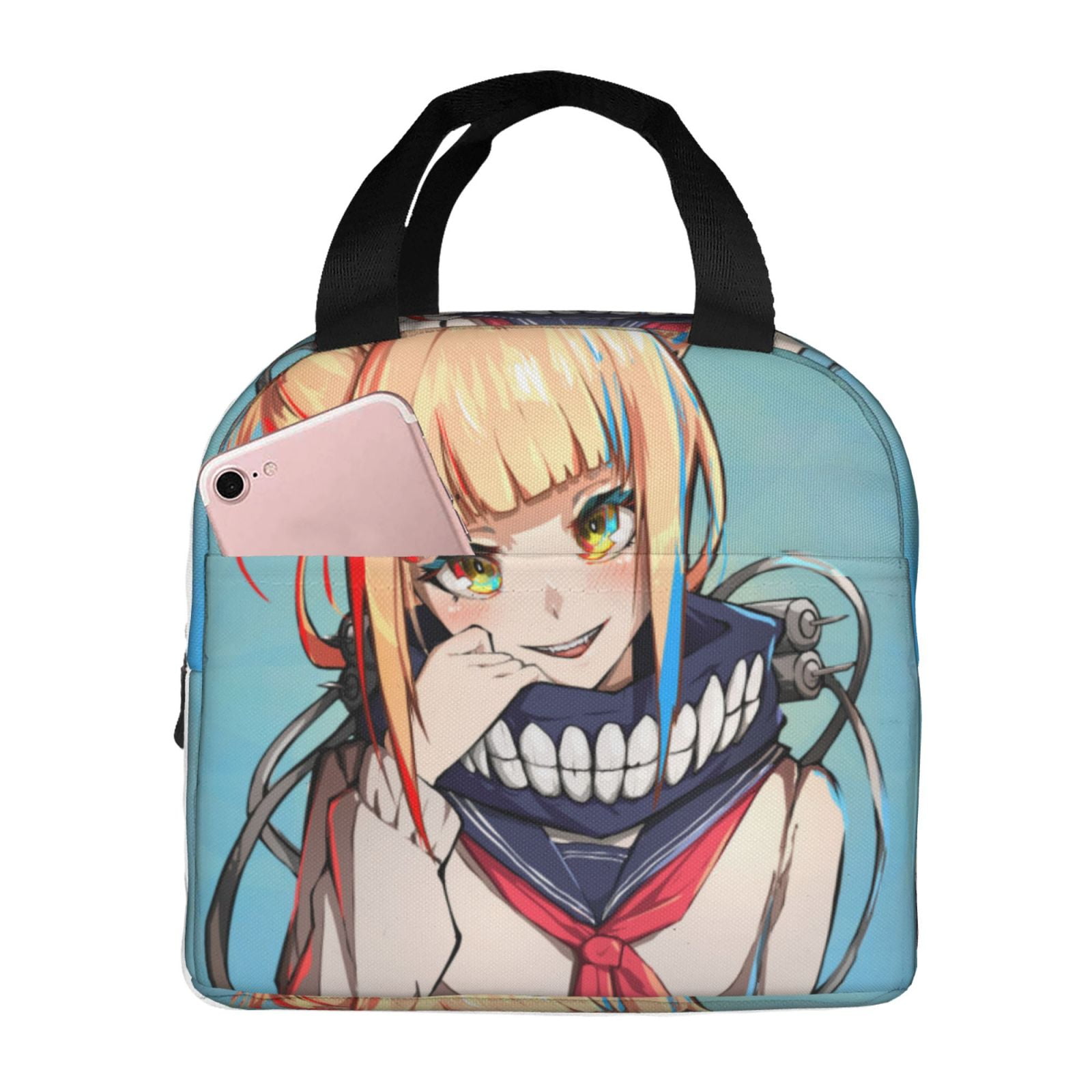 My Hero Academia Girl Himiko Toga Lunch Bag Reusable Portable Lunch Box ...