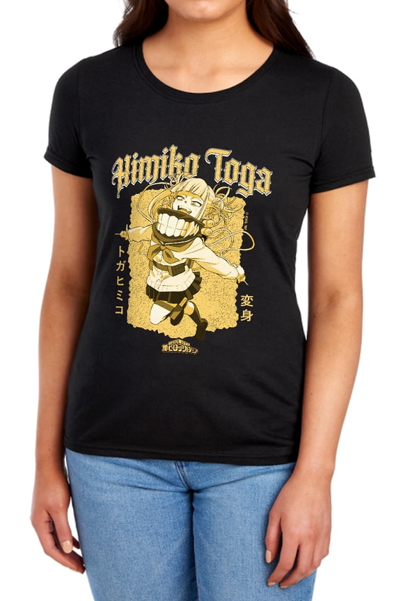 Hard Rock Himiko Toga Women's T Shirt, Black, Large