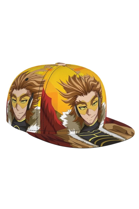 My Hero Academia Hawks Baseball Cap For Men, Women & Kids, Classic Flat Brim Hat Hip Hop Trucker Hat Adjustable Snapback Hat