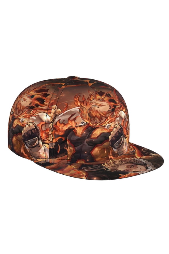 My Hero Academia Hawks Baseball Cap For Men, Women & Kids, Classic Flat Brim Hat Hip Hop Trucker Hat Adjustable Snapback Hat
