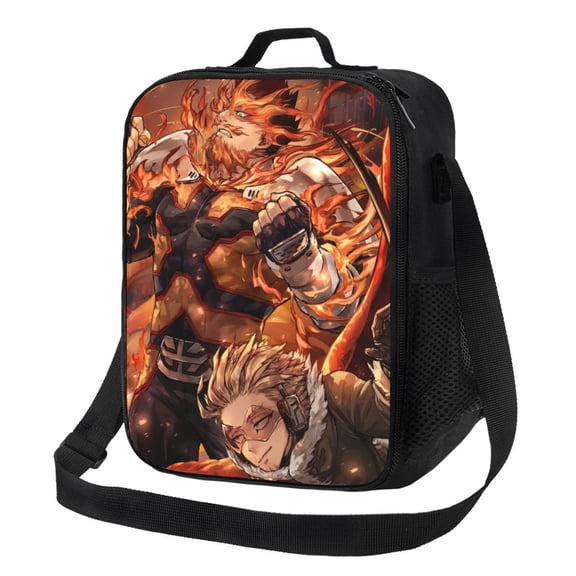 My Hero Academia Hawks Lunch Bag Lunch Box Lightweight Durable Lunch Tote Bag Portable Reusable Lunch Box Tote For Work Sport Picnic Camping