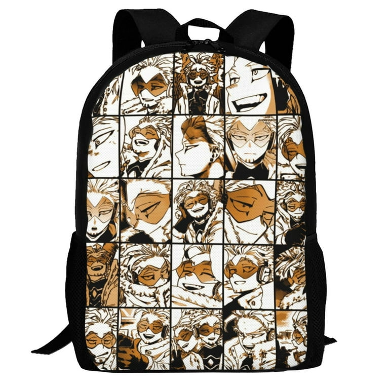 My Hero Academia Hawks Manga Backpack,3d Print Laptop  display picture 2