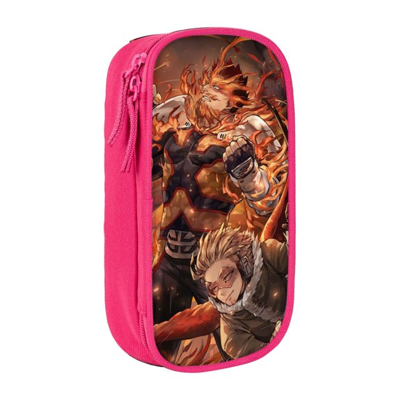 My Hero Academia Hawks Pencil Case, Multipurpose Pencase ,Large Capacity Durable Pencil Pouch Storage Pen Bag Organizer Stationery