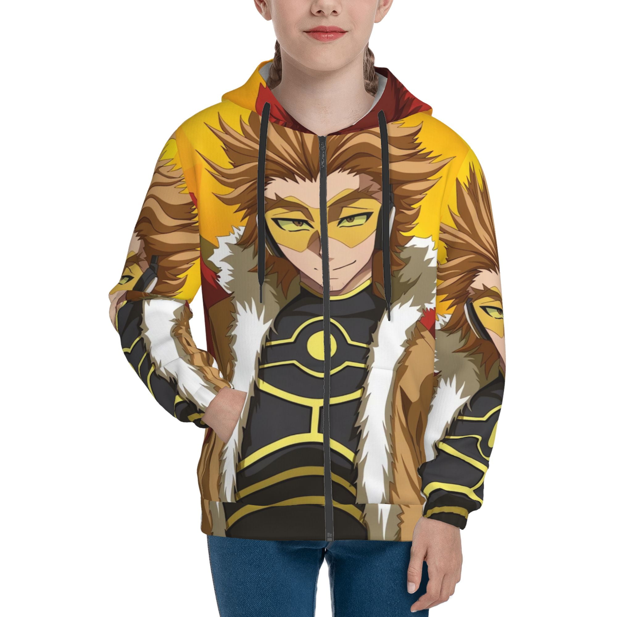 My hero academia hawks hoodie sale