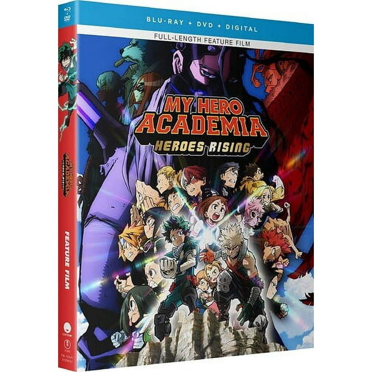 CrunchyRoll My Hero Academia: Heroes Rising Blu-ray - Action, Adventure,  Anime PG-13 - Walmart.com