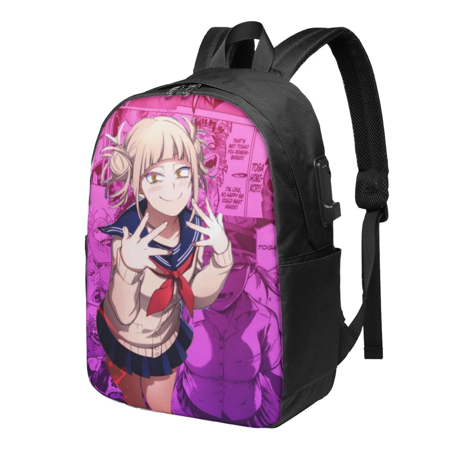 My Hero Academia Himiko Toga 17 Inch Travel Backpack Casual Laptop