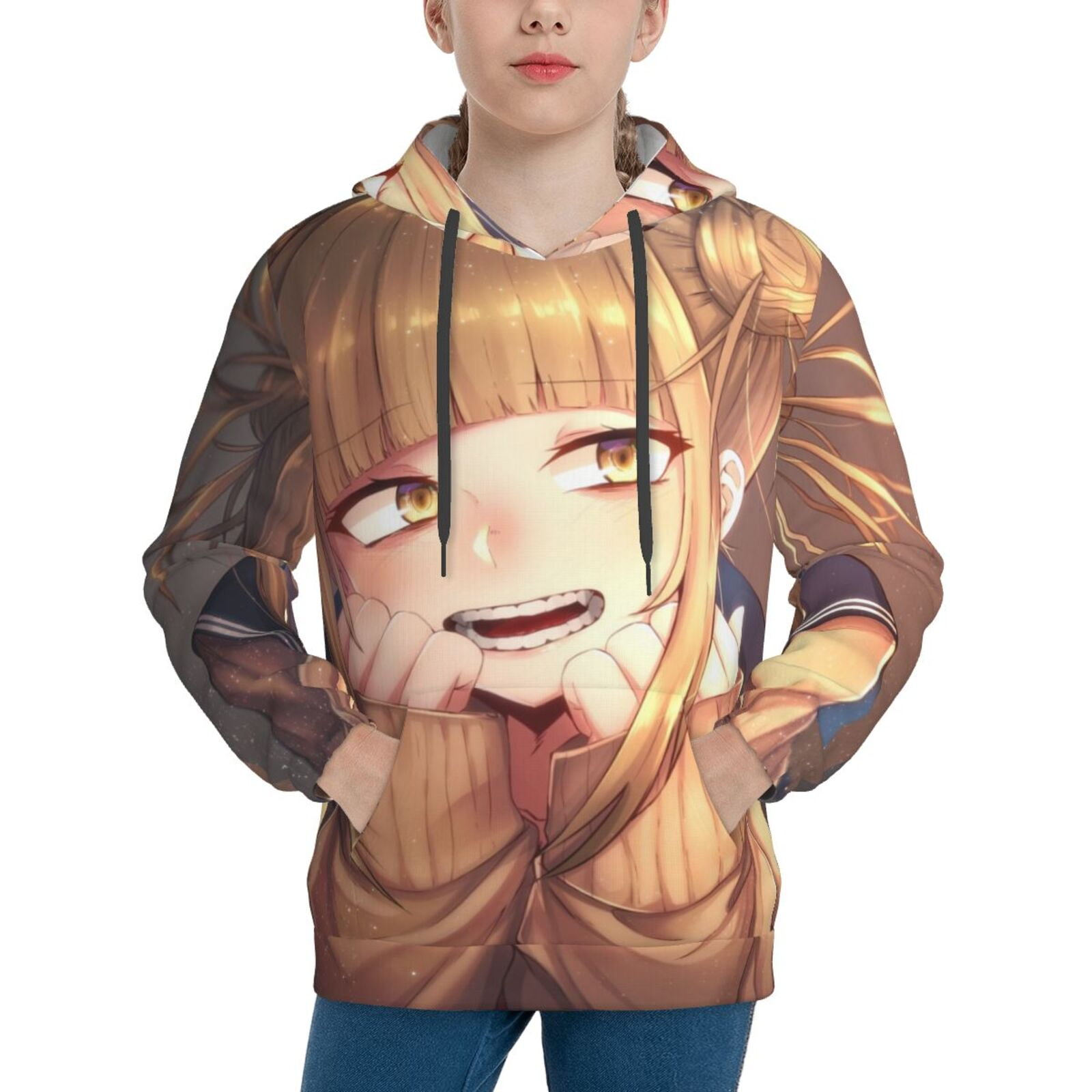 My Hero Academia Himiko Toga Aesthetic Youth Sweatshirt Hoodies Pullover 3d Print Novelty Hooded 3482