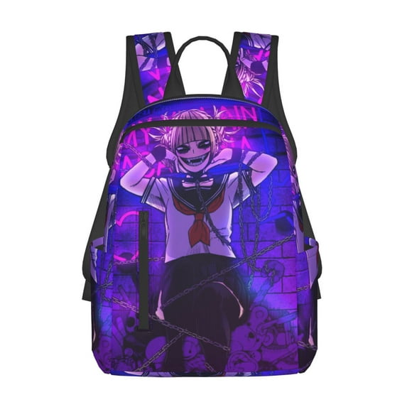My Hero Academia Himiko Toga Bag Lightweight Backpack Simple Daypack Casual Compact Rucksack Leisure Travel Backpack