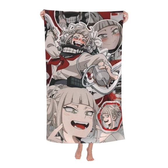 My Hero Academia Himiko Toga Beach Towels Soft Bath Blanket Camping Towels For Travel, Swim, Gym One Size