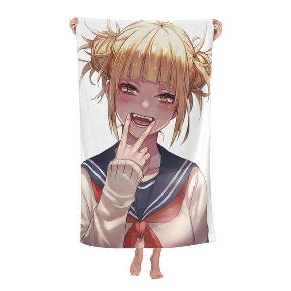 My Hero Academia Himiko Toga Beach Towels Soft Bath Blanket Camping Towels For Travel, Swim, Gym One Size