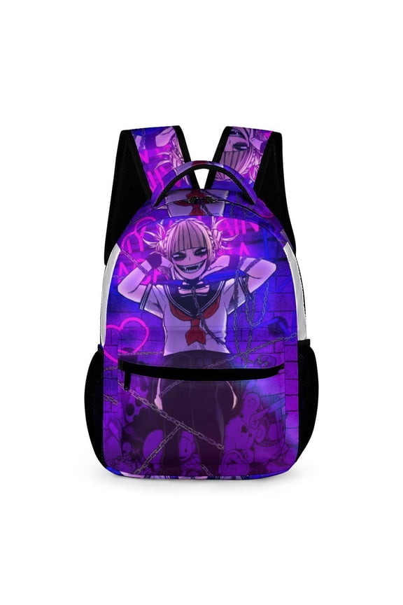My Hero Academia Himiko Toga Shoulder Backpack Casual Rucksack Bookbag Lightweight Prints Daypack