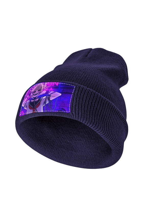My Hero Academia Himiko Toga Knitted Cap for Men Women Soft Beanie Hat Casual Thermal Watch Cap Winter Warm Beanies