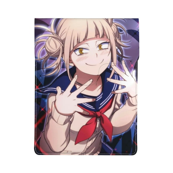 My Hero Academia Himiko Toga Leather Laptop Sleeve Case Slim Waterproof Protective Cover 13 Inch Notebook Computer Inner Bag