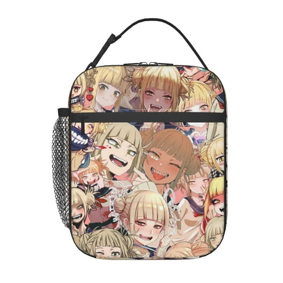 My Hero Academia Himiko Toga Lunch Bag Portable Insulated Tote Bento Bag School Office Picnic Cooler Thermal Handbag