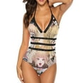 thumbnail image 1 of My Hero Academia Himiko Toga Mha Women's Swimwear Strap One Piece Backless Tummy Control V Neck Swimsuit Summer Beach Vacation Bathing Suit, 1 of 7