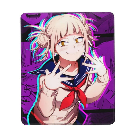 My Hero Academia Himiko Toga Mouse Pad 7 X 8.6 In Non-Slip Keyboard Mat Rubber Base Computer Mousepad Gaming Mouse Mat For Laptop, Office & Home