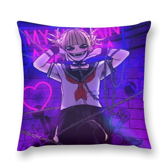 My Hero Academia Himiko Toga Pillow Case Soft Pillow Cover Pillowcase Decorative Cushion Cover Home Decor 24 "x24 "