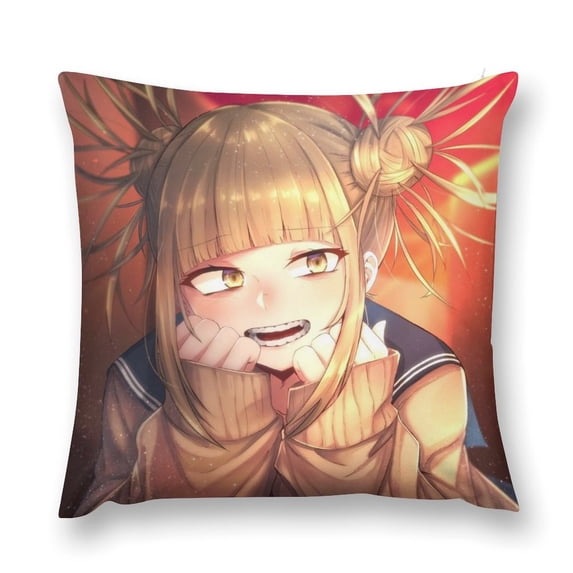 My Hero Academia Himiko Toga Pillow Case Soft Pillow Cover Pillowcase Decorative Cushion Cover Home Decor 24 "x24 "