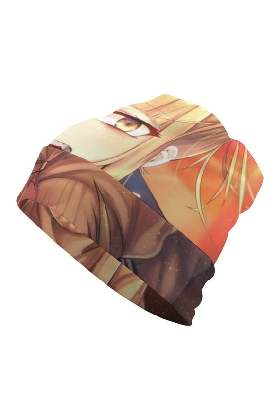My Hero Academia Himiko Toga Unisex Beanie Hats Cuffed Skull Cap Fall Winter Warm Hat Pullover Cap Leisure Cap for Women Men