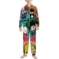 thumbnail image 1 of My Hero Academia Hooded Union Suit Pajama Soft Comfy PJs Sleepwear, 1 of 7