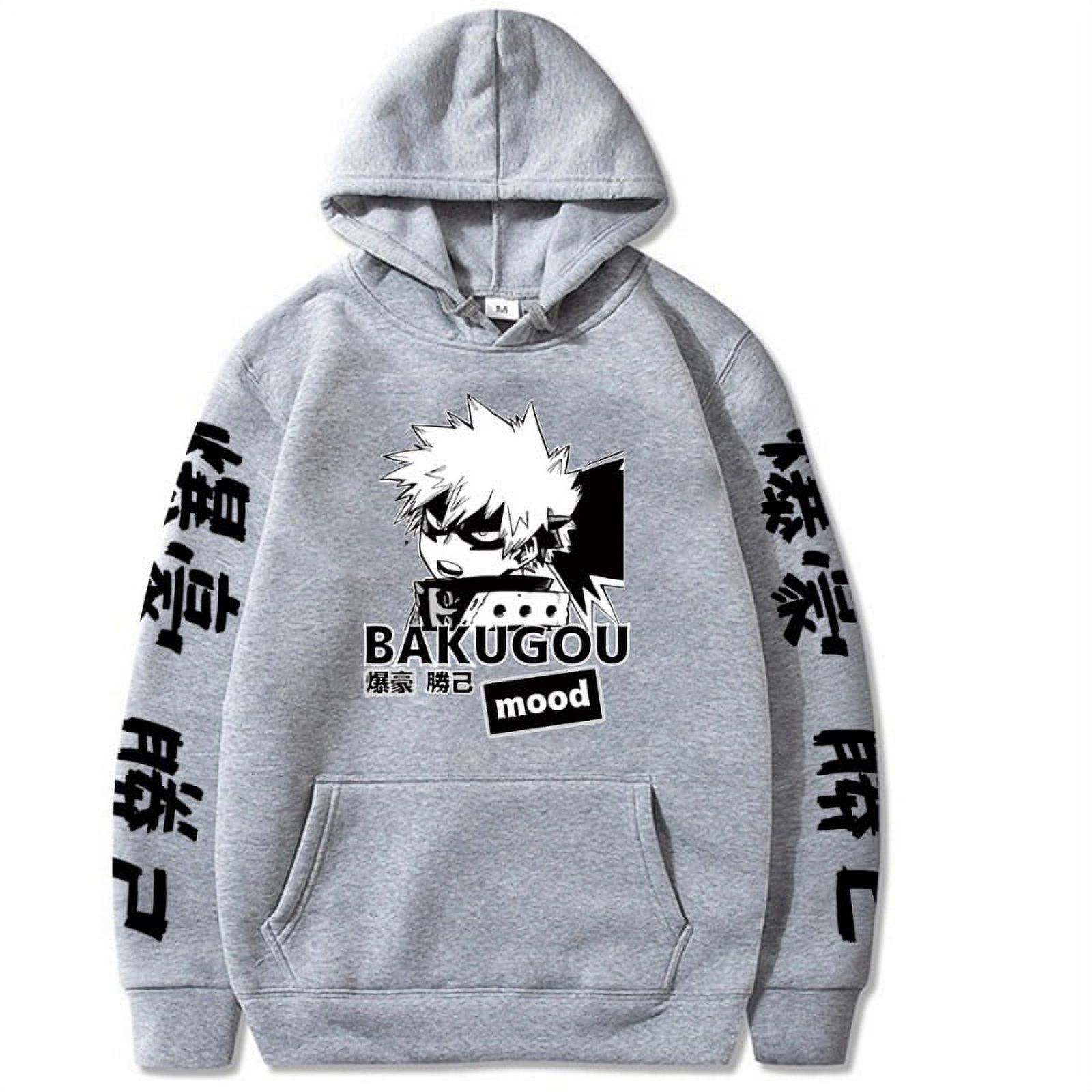 My Hero Academia Hoodie BAKUGOU Sweatshirt Anime Pullover Casual Fashion  Trucksuit - Walmart.com