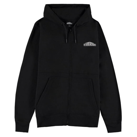 My Hero Academia Hoodie Izuku Midoriya Logo new Official Mens Black Zipped