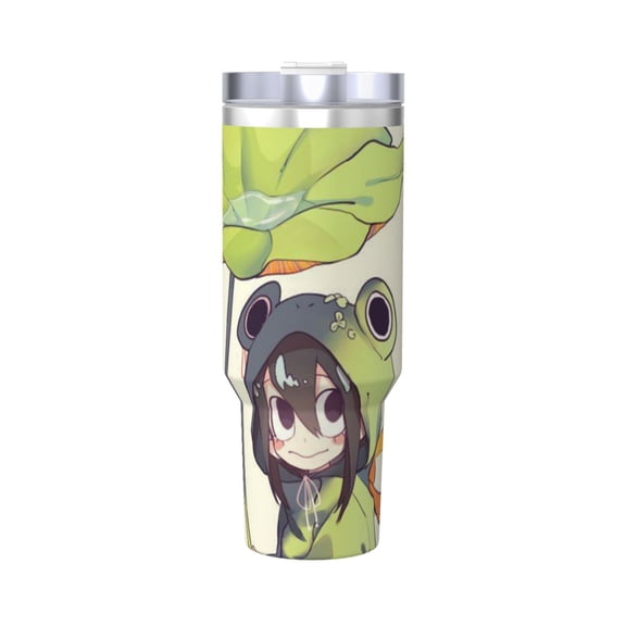 My Hero Academia Insulated Cup Large Capacity Travel Mug 40oz Insulated Stainless Steel Tumbler With Handle