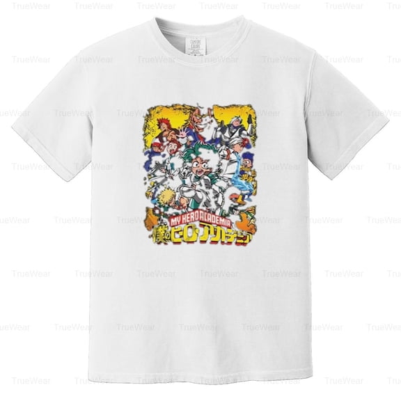 My Hero Academia, Izuku, Deku, All Might, Ochako, Anime, Cosplay, Manga Comfort Color T-Shirt Unisex, up to 4XL