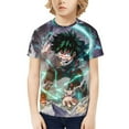 thumbnail image 1 of My Hero Academia Izuku Midoriya Kids T-Shirt 3d Printed Graphic T-Shirts Boys And Girls Short Sleeve Shirts For Youth Kids X-Small, 1 of 7
